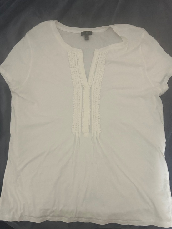 Talbots Tops - Talbots White Top With V-neckline